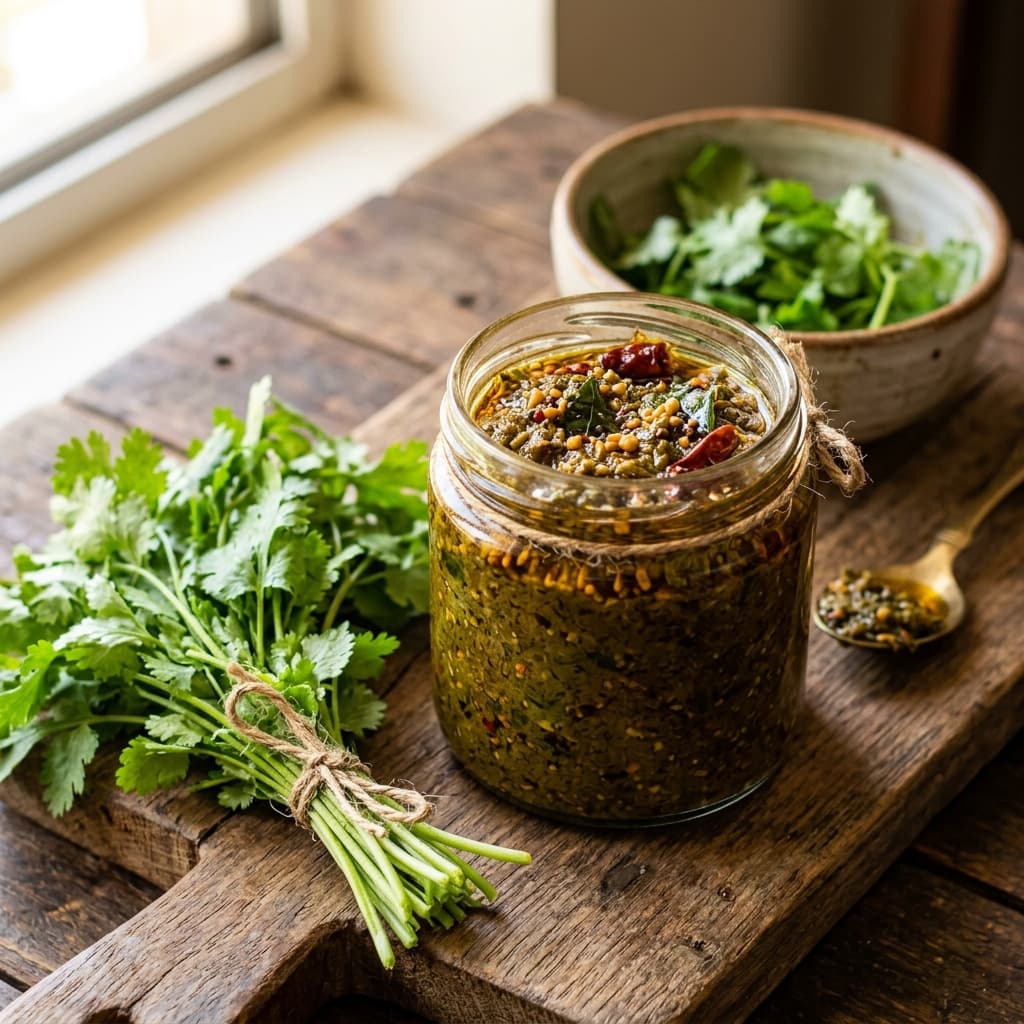 Kothimira Pickle